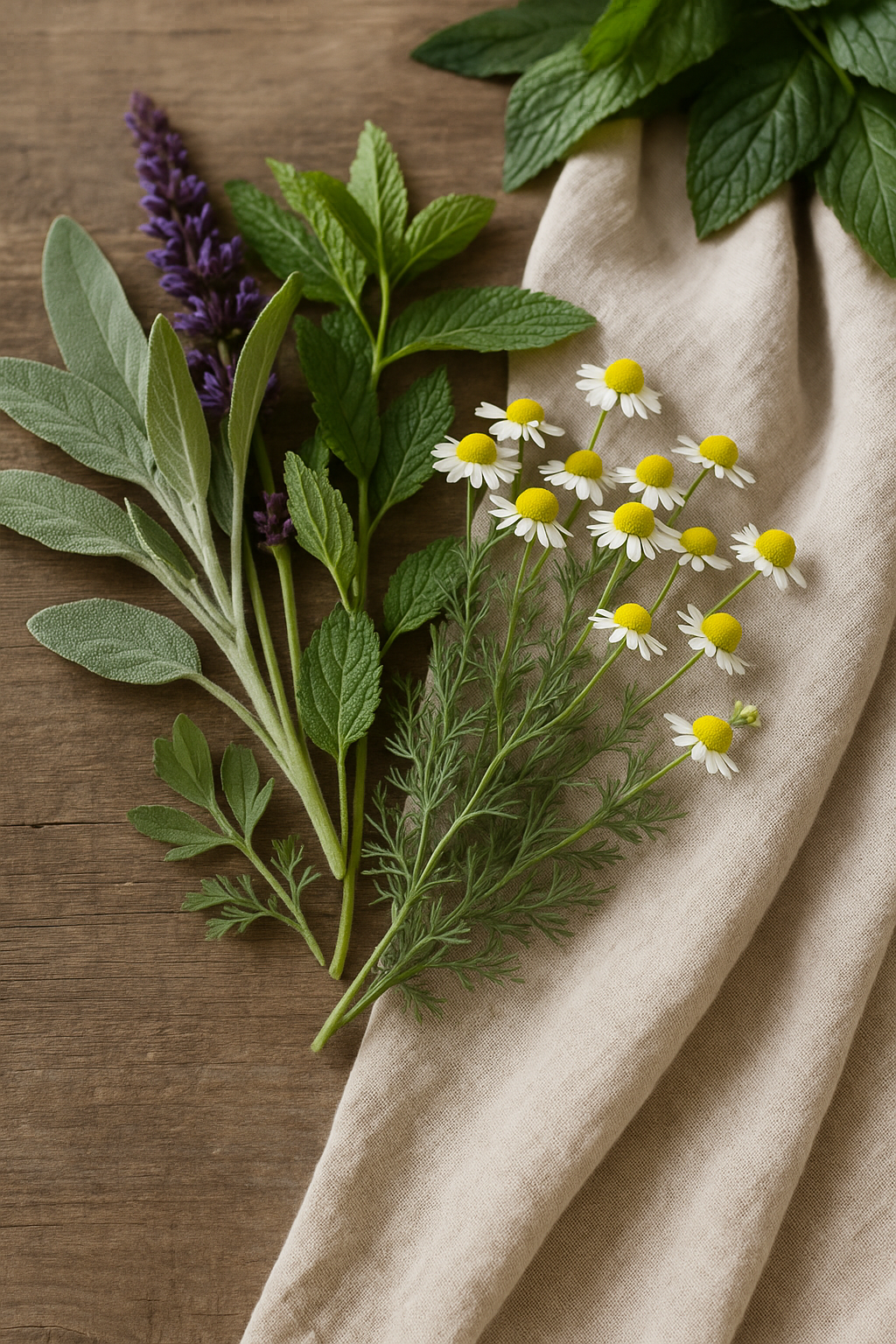 Herbal tea still life