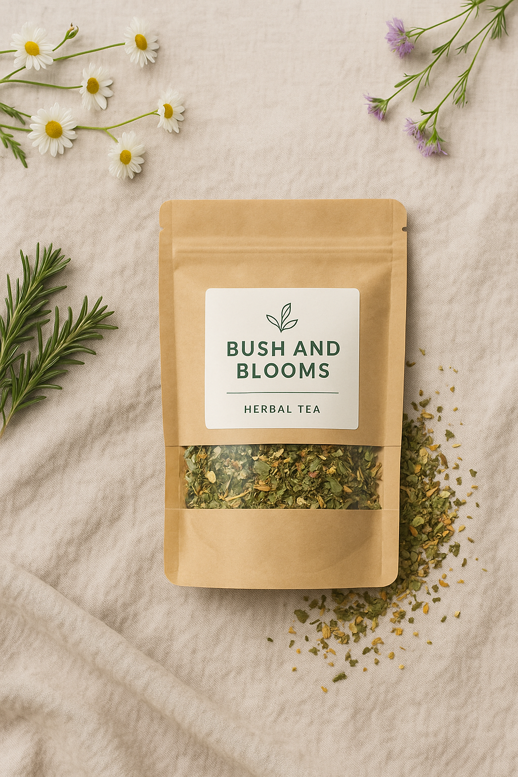 Assorted herbs and flowers